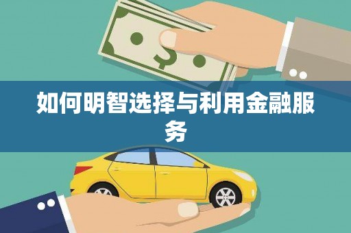 武冈如何明智选择与利用金融服务