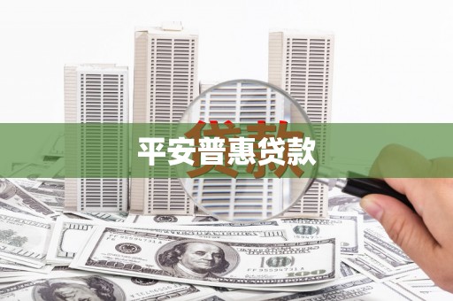 武冈平安普惠贷款