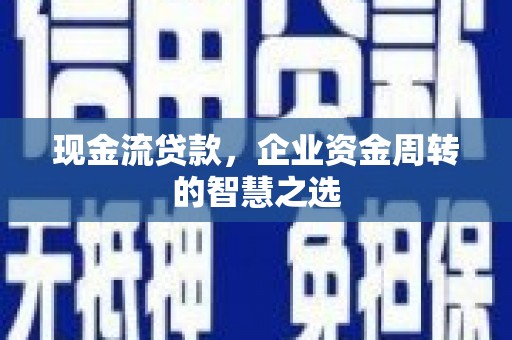 武冈现金流贷款，企业资金周转的智慧之选