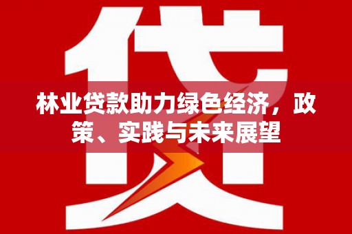 武冈林业贷款助力绿色经济，政策、实践与未来展望