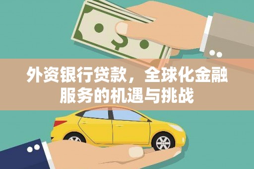 武冈外资银行贷款，全球化金融服务的机遇与挑战